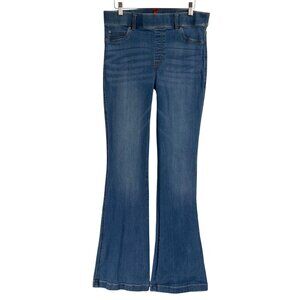 Spanx Light Blue High Waist Bootcut Jeans Size L Pull-On Light Wash Denim